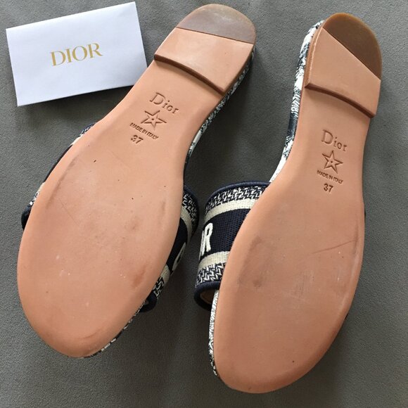 Dior Dway Slide in Navy - Picture 4 of 5